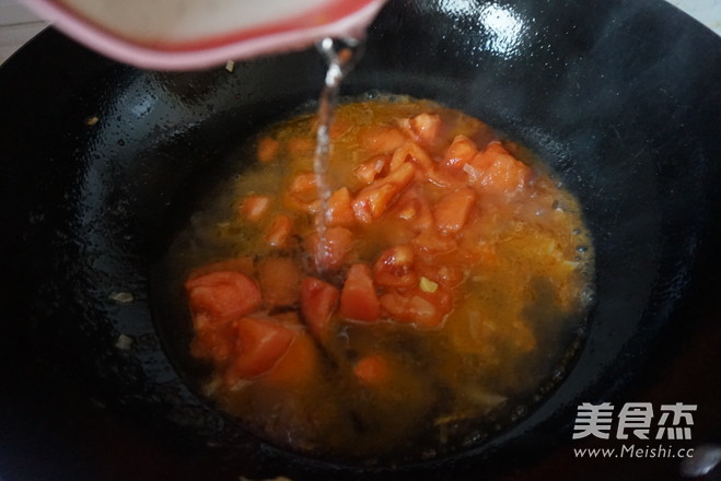 番茄疙瘩汤的做法