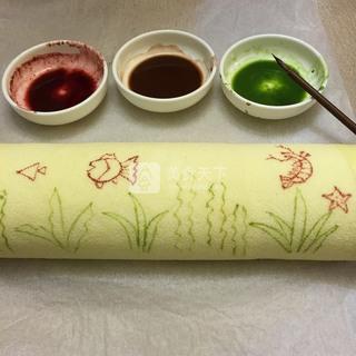 彩绘蛋卷一海底世界