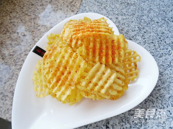 酥脆薯片的做法