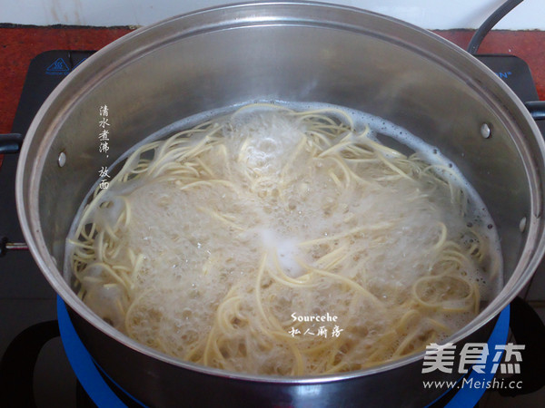 香葱炒面的做法