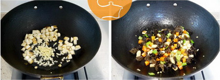 蚝汁素卤面步骤4-5