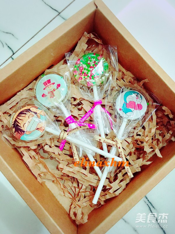 3D水晶棒棒糖的做法