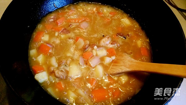 咖喱鸡饭的做法