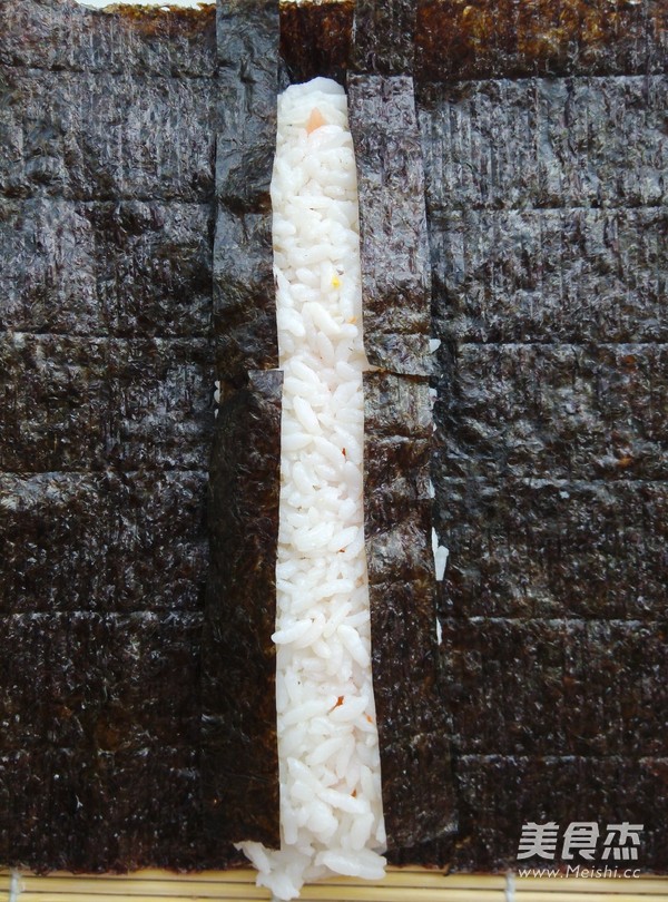 包头巾的小花猫寿司的做法