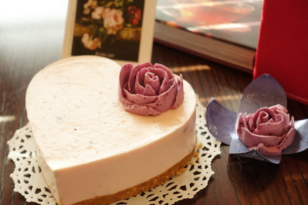 蓝色妖姬乳酪蛋糕的做法