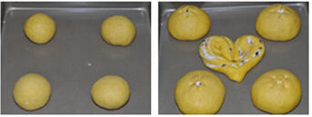 <a href=/shicai/shucai/NanGua/index.html target=_blank><u>南瓜</u></a><a href=/shicai/guopin/ManYueMei/index.html target=_blank><u>蔓越莓</u></a>乳酪包步骤11-12