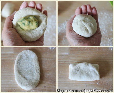 <a href=/shicai/diaoweipin/CongYou/index.html target=_blank><u>葱油</u></a>烧饼步骤7-9