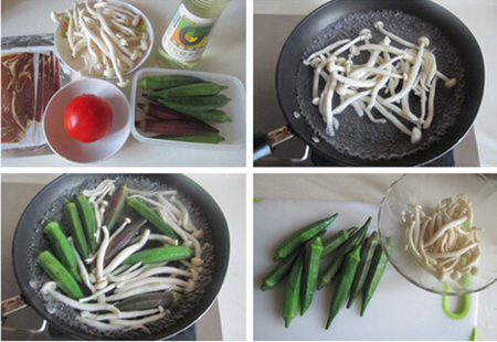 <a href=/shicai/shucai/QiuKui/index.html target=_blank><u>秋葵</u></a><a href=/shicai/shucai/MoGu/index.html target=_blank><u>蘑菇</u></a><a href=/shicai/rouqin/HuoTui/index.html target=_blank><u>火腿</u></a>沙拉步骤1-4