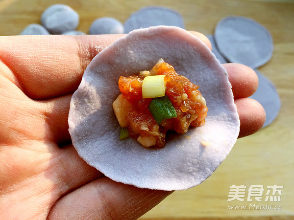 紫色梦幻水饺的做法