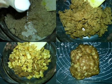 <a href=/shicai/diaoweipin/FengMi/index.html target=_blank><u>蜂蜜</u></a>肉桂<a href=/shicai/guopin/PingGuo/index.html target=_blank><u>苹果</u></a>司康步骤5-8