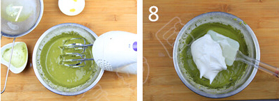 绿茶<a href=/shicai/mimian/HongDou/index.html target=_blank><u>红豆</u></a>蛋糕步骤7-8