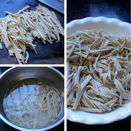 腊味双拼蒸百叶步骤1-3