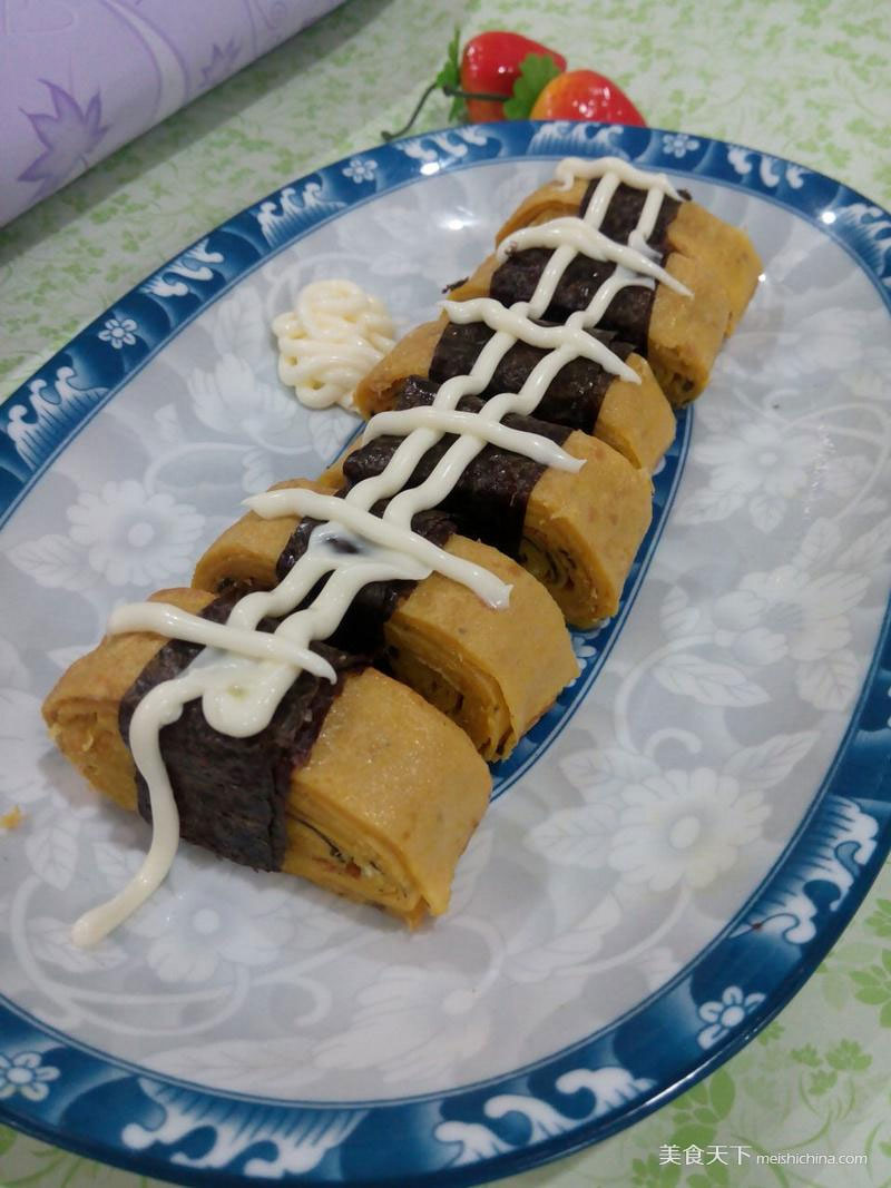 <a href=/shicai/shuichanpin/HaiTai/index.html target=_blank><u>海苔</u></a><a href=/shicai/rouqin/RouSong/index.html target=_blank><u>肉松</u></a>厚蛋烧