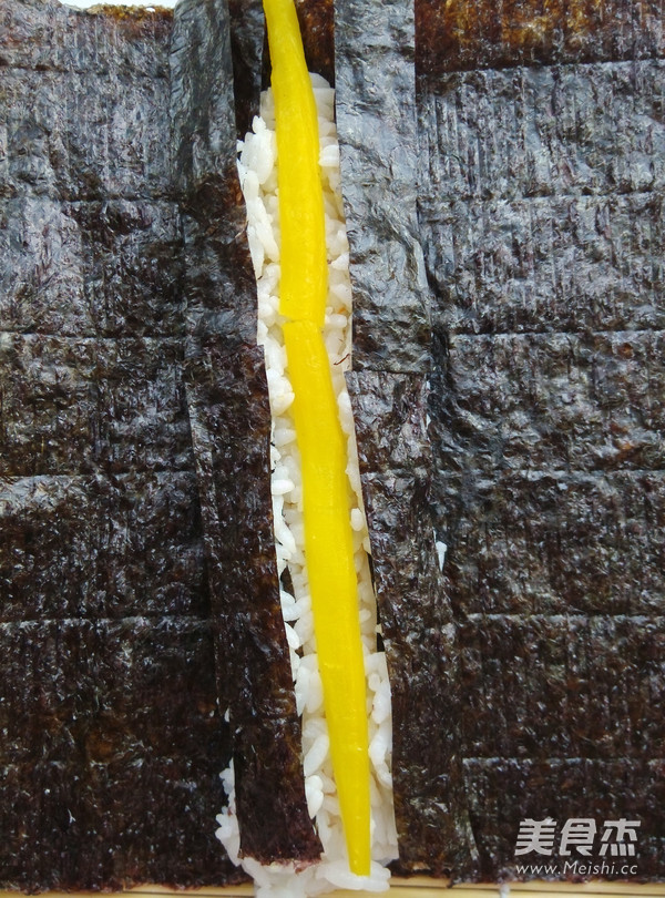 包头巾的小花猫寿司的做法