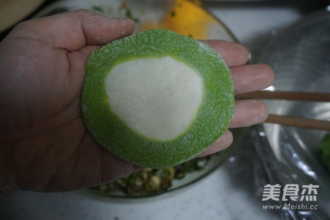 翡翠玉饺的做法