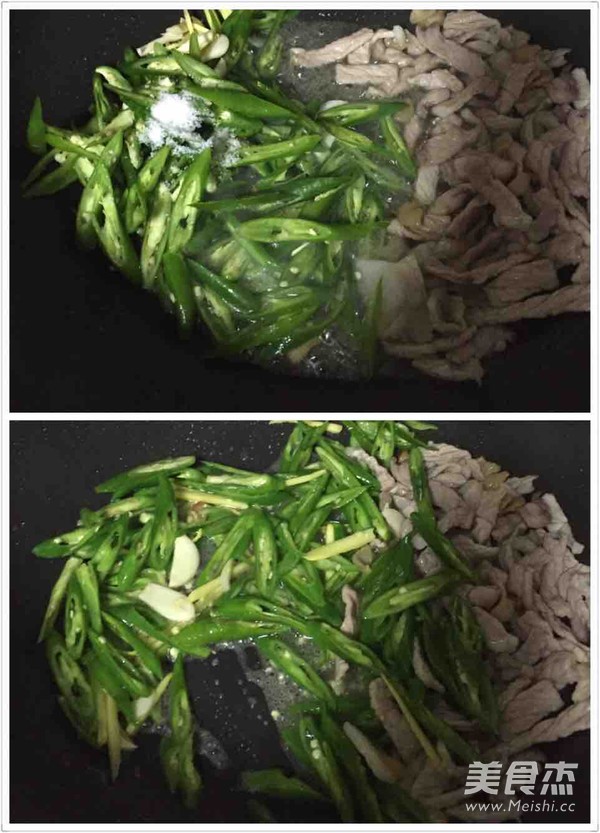 <a href=/shicai/shucai/QingJiao/index.html target=_blank><u>青椒</u></a>炒肉的做法