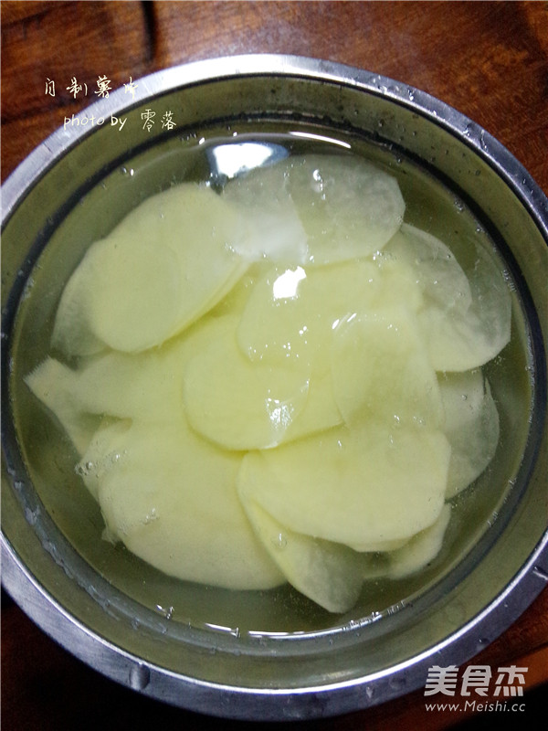 自制原味薯片的做法