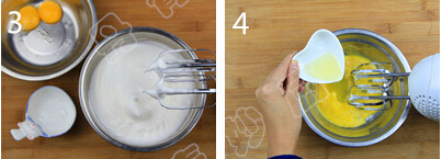 绿茶<a href=/shicai/mimian/HongDou/index.html target=_blank><u>红豆</u></a>蛋糕步骤3-4