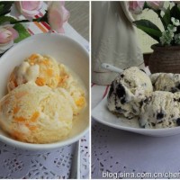 奥利奥&<a href=/shicai/guopin/MangGuo/index.html target=_blank><u>芒果</u></a>冰激凌的做法图解12