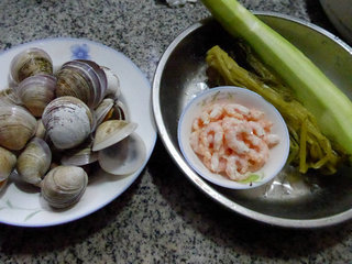 双鲜雪菜炒夜开花