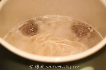 肉圆细面步骤4
