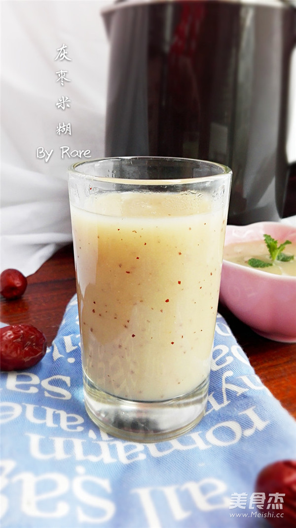 灰<a href=/shicai/guopin/Zao/index.html target=_blank><u>枣</u></a>米糊的做法