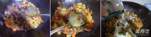 咖喱<a href=/shicai/rouqin/NiuNan/index.html target=_blank><u>牛腩</u></a>饭的做法