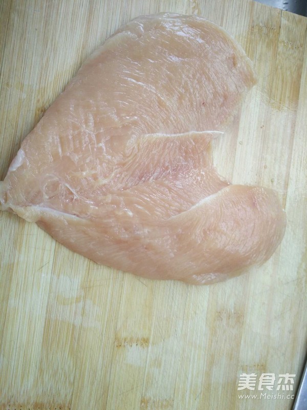 心形香酥鸡排的做法