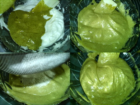 清爽抹茶小蛋糕步骤3