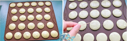 抹茶<a href=/shicai/guopin/CaoMei/index.html target=_blank><u>草莓</u></a>夹心马卡龙步骤13-14