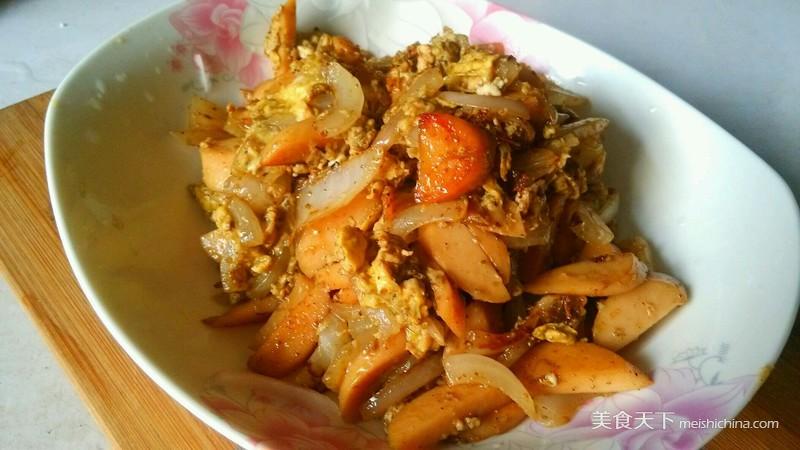 孜然<a href=/shicai/shucai/YangCong/index.html target=_blank><u>洋葱</u></a><a href=/shicai/rouqin/HuoTui/index.html target=_blank><u>火腿</u></a>泼蛋