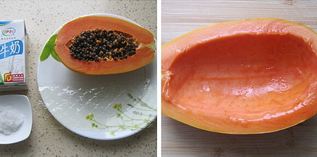 <a href=/shicai/guopin/MuGua/index.html target=_blank><u>木瓜</u></a><a href=/shicai/mimian/NiuNai/index.html target=_blank><u>牛奶</u></a>冻步骤1-2