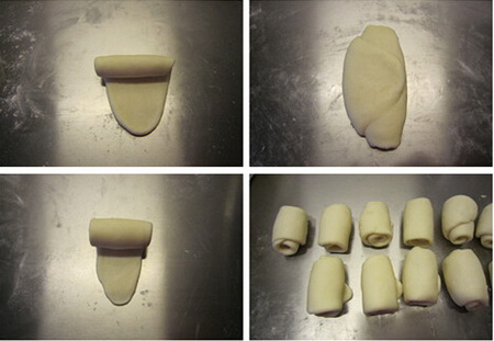 莲蓉馅蛋黄酥步骤5