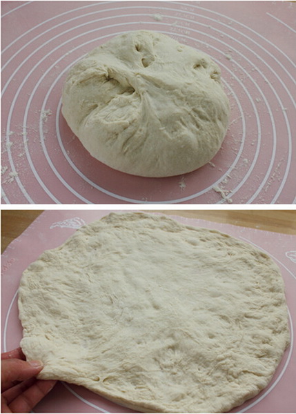 免揉披萨步骤4-5