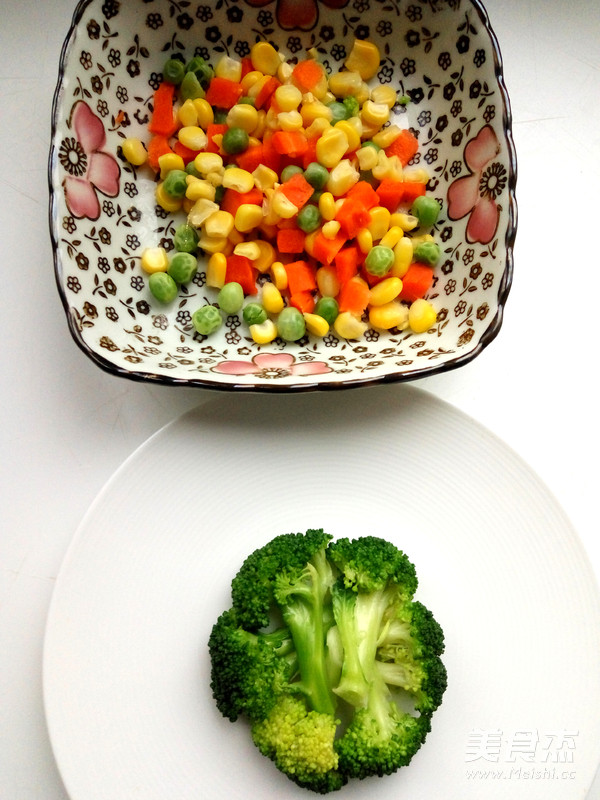 #圣诞节#圣诞树沙拉的做法