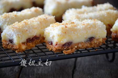 椰香坚果乳酪条的做法