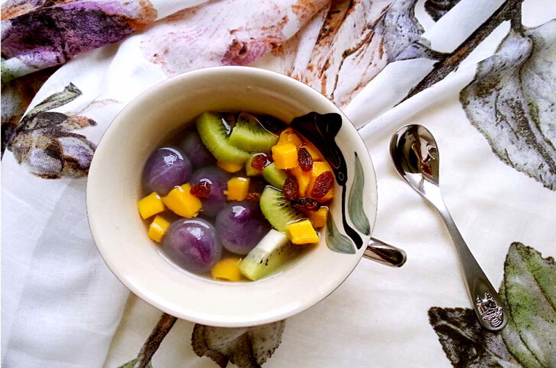 水果汤圆的做法2