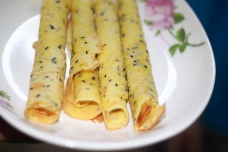 手工蛋卷的做法