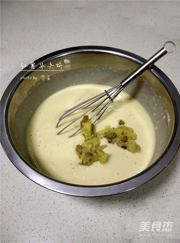 <a href=/shicai/shucai/HongShu/index.html target=_blank><u>红薯</u></a>华夫饼的做法