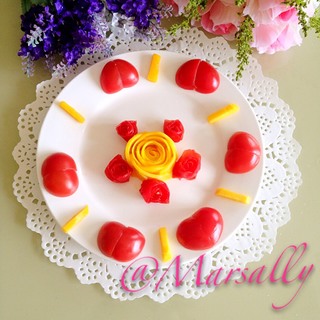 <a href=/shicai/shucai/XiHongShi/index.html target=_blank><u>西红柿</u></a>爱心与玫瑰