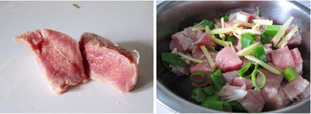 经典四角鲜肉粽子步骤3-4