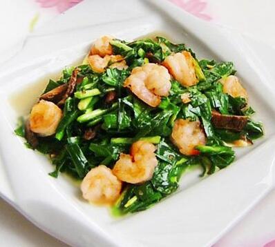 核<a href=/shicai/guopin/Tao/index.html target=_blank><u>桃</u></a>虾仁炒<a href=/shicai/shucai/JiuCai/index.html target=_blank><u>韭菜</u></a>怎么做?