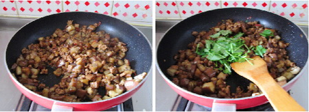 香辣肉糜茄丁步骤11-12