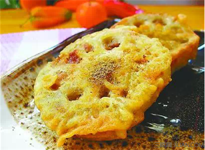 椒盐<a href=/shicai/shucai/Ou/index.html target=_blank><u>藕</u></a>盒怎么做