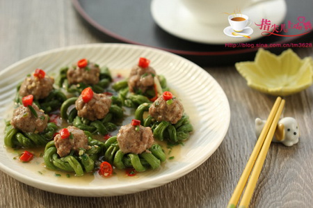 豆结肉丸的做法