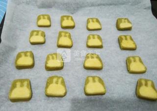 抹茶小兔子曲奇饼干