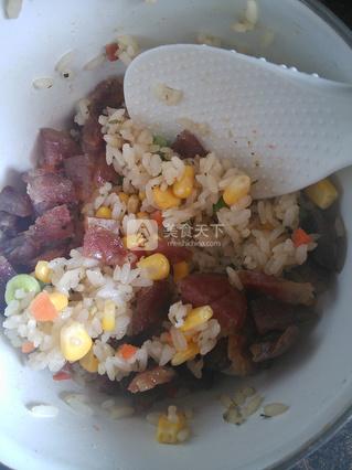 腊肠焗饭