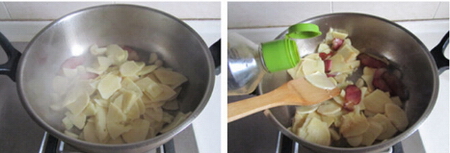 <a href=/shicai/rouqin/LaRou/index.html target=_blank><u>腊肉</u></a>炒<a href=/shicai/shucai/DongSun/index.html target=_blank><u>冬笋</u></a>步骤5-6