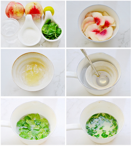 白<a href=/shicai/guopin/Tao/index.html target=_blank><u>桃</u></a>薄荷塔步骤17-22