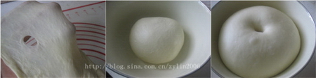 蜜豆<a href=/shicai/mimian/MianBao/index.html target=_blank><u>面包</u></a>卷步骤4-6